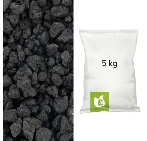 CM-Gartendesign Lavasteine Lavamulch, (16/32mm, schwarz), 5L
