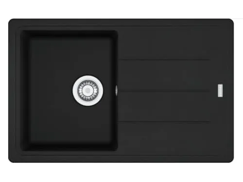 Franke Basis BFG 611-78 Black Matt Granitspüle in schwarz von Franke