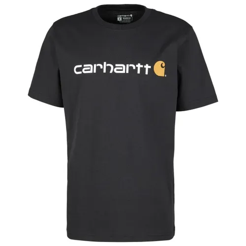 Carhartt Core Logo S/S T-Shirt Gr XS schwarz - Stylisches T-Shirt in Schwarz, Größe XS, aus 100% Baumwolle, ideal für Freizeitaktivitäten. Entdecken Sie weitere Top-Angebote von Carhartt bei Bergfreunde.de!