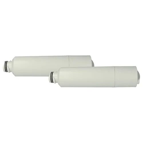 vhbw 2x Wasserfilter Filterkartusche Filter kompatibel mit Samsung RFG293HAWP, RF4289HARS, RF56J9041SR, RF56J9041SR/EG, RFG293, RFG293HABP Kühlschrank