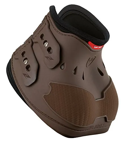 Zandonà Carbon Air Heel Schutzglocke für Pferde in braun von Zandonà
