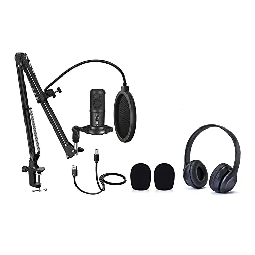 MyStudio Podcast Kit Komplette Ausstattung inkl. Mikrofon und Kopfhörer