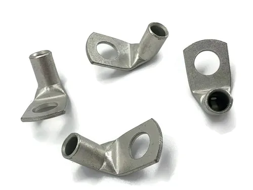 eXODA Ringkabelschuh Kabelschuh gewinkelt 4x 16 mm² M8 Pressöse für Batteriekabel, 4x Kabelschuh enthalten, Pressöse