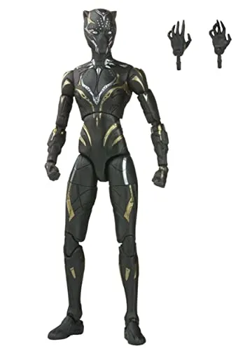 Marvel Legends Series Black Panther Wakanda Forever, 15 cm große Black Panther Action-Figur, 2 Accessoires
