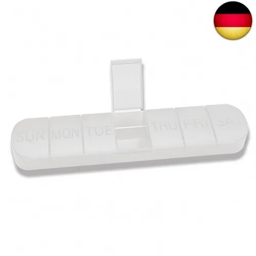 vgggrd Tablettenbox, 7 Tage Tabletten Wochenbox, Pillendose Medikamentenbox