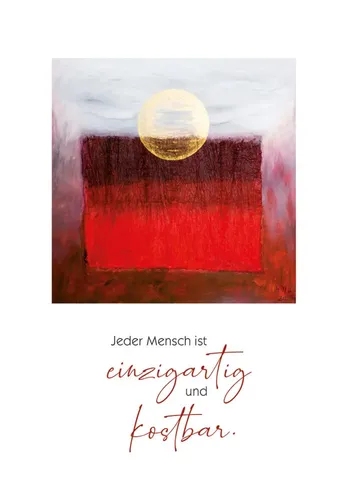 Einzigartig und kostbar | Grußkarte | Deutsch | 2023 | Butzon & Bercker