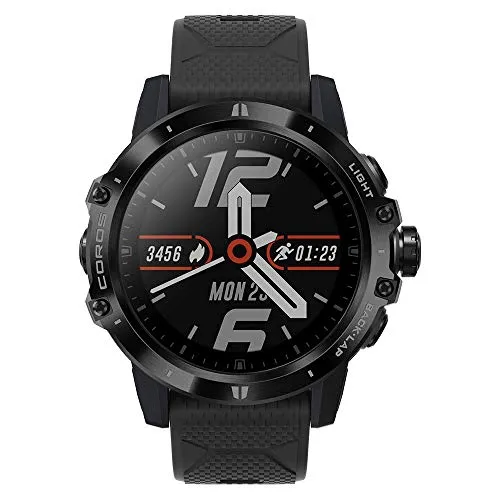 COROS VERTIX GPS-Abenteueruhr - Smartwatch mit extrem langlebigem Design, 60 Stunden GPS-Betrieb und 24/7 Herzfrequenzüberwachung für Abenteuer und Sportler.
