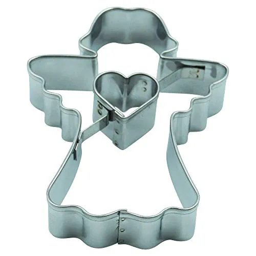 Engel mit Herz 7,5 cm Edelstahl Ausstecher Ausstechform Keksausstecher