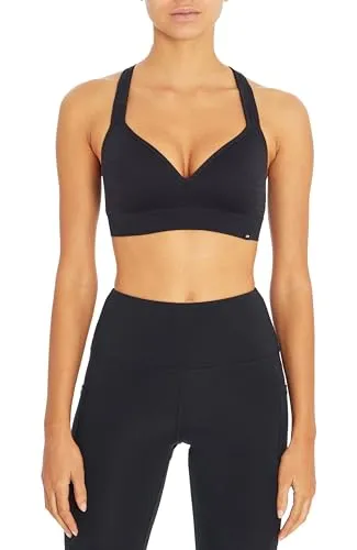 Marika Damen Johanna Nahtloser Geformten Körbchen Sport-BH, Undurchsichtige, Schwarz, small