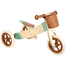 small foot Laufrad und -dreirad-Trike »Maxi« - Kinderfahrzeug, leichtes und mitwachsendes Trike aus Holz, 3-fach verstellbar für optimale Anpassung an Ihr Kind, vielseitig nutzbar als Trike, Chopper oder Laufrad.