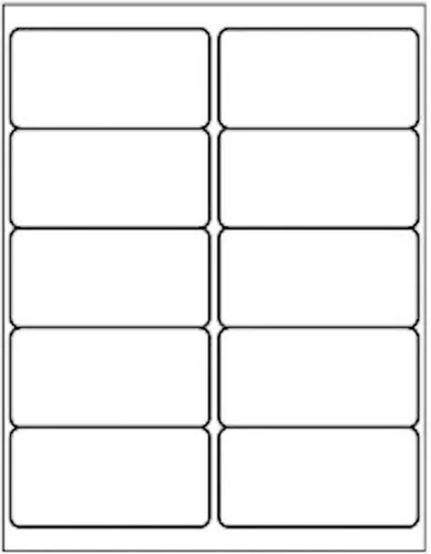 etten – 5,1 x 10,2 cm – 1.000 Etiketten 1000 Labels