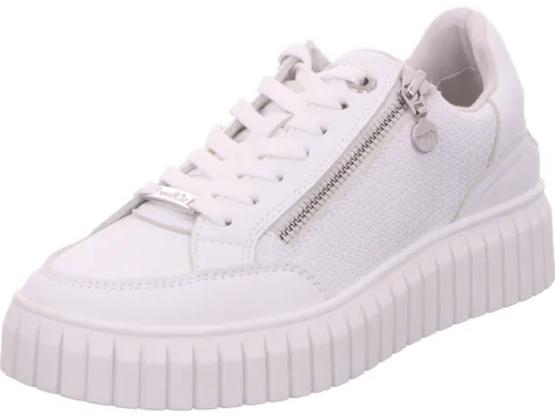 s.Oliver 100% veganer Schnürschuh in Weiß – Größe 42 EU - Sneaker, 100% vegan und pflegeleicht, ideal für umweltbewusste Modebewusste. Mit herausnehmbarer Innensohle für individuelle Einlagen.