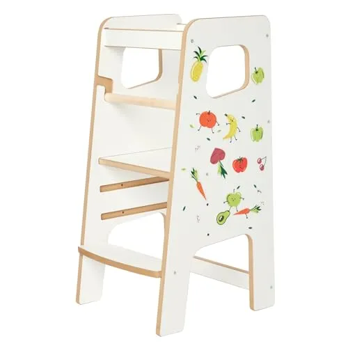 Garronda Lernturm für Kinder ab 1 Jahr in weiß von Garronda