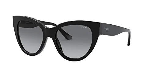 VOGUE Damen 0VO5339S Sonnenbrille, Black/Grey Shaded, 52/18/140