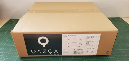 Qazqa Drum 93875 Modern Deckenleuchte - Moderne Deckenlampe in Weiß, ideal für Esszimmer, Schlafzimmer und Wohnzimmer. Bietet stilvolle Beleuchtung und schafft eine einladende Atmosphäre.