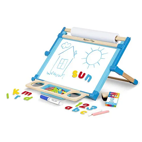 Melissa & Doug Double-Sided Magnetic Tabletop Easel (SIOC)