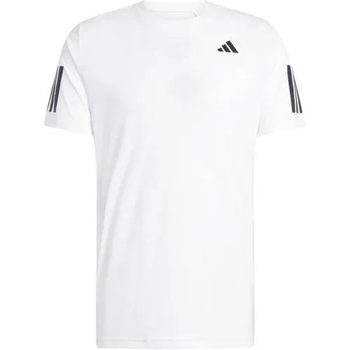 ADIDAS Herren Shirt Club Tennis Climacool 3-Streifen - T-Shirts für Tennis mit CLIMACOOL-Technologie für optimalen Feuchtigkeitstransport und Bewegungsfreiheit. Perfekt für maximale Performance auf dem Court.