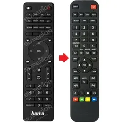 Produktbild Ersatz Fernbedienung passend für Hama SRC-4513 - Digital Radio