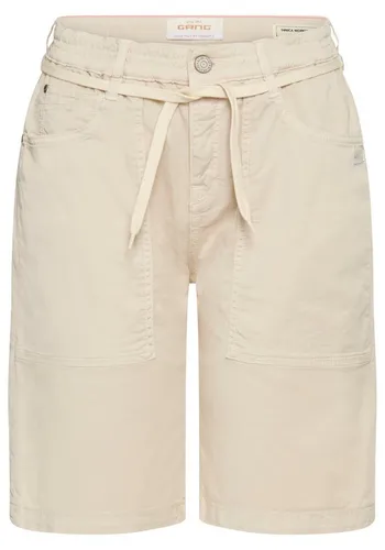 GANG Jeansshorts 94NICA WORKER SHORTS mit Kordel