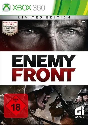 Enemy Front (Limited Edition) - FPS-Action-Spiel für Xbox 360, erlebe spannende Schleich- und Sabotageaktionen im Zweiten Weltkrieg mit dynamischem Gameplay und einem vollen Waffenarsenal.