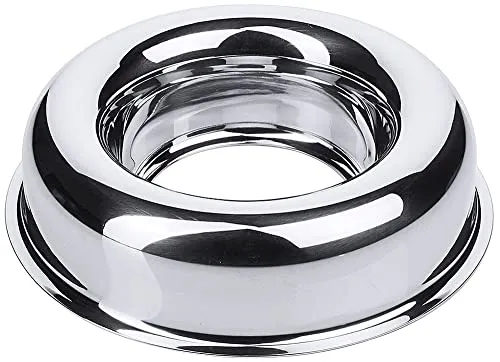 Contacto Reisrand Savarinform Edelstahl 18/10 Ø14 cm Gastro-Qualität spülmaschinengeeignet, ideal zum Anrichten von Reis, Desserts & Beilagen