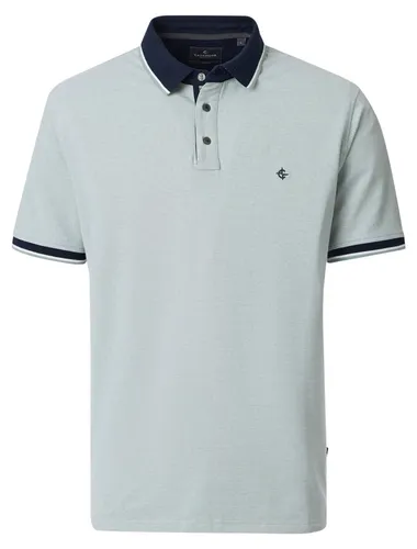 CASAMODA Poloshirt uni grün M - Hochwertiges Poloshirt aus 95% Baumwolle und 5% Elasthan für optimalen Tragekomfort. Ideal für Freizeit und Business, in Größe M und frischem Grün.