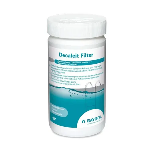Bayrol Decalcit Filter Hocheffektives Granulat zur Schnellentkalkung 1kg