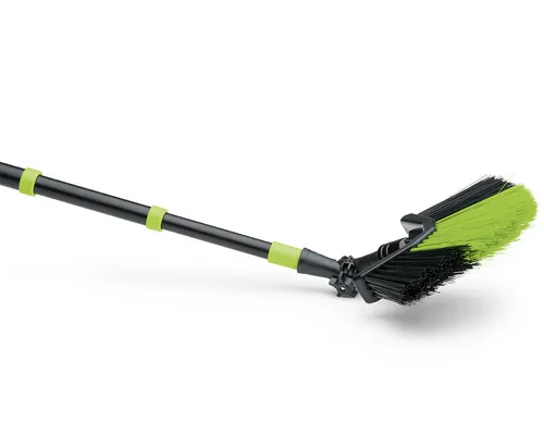 Dreiecksbesen mit Teleskopstiel 140-330cm, Winkelbesen, Wandbürste, Staubfeger