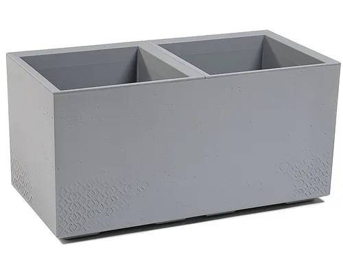 ONDIS24 Pflanzkübel Caro Beton Optik mit Rollen – 100% Recycled Kunststoff - Der Pflanzkübel Caro 80 vereint modernes Design mit Funktionalität. Aus 100% recycled Kunststoff, frostsicher und UV-beständig, ist er ideal für drinnen und draußen. Mit integriertem Pflanzenroller für müheloses Bewegen.