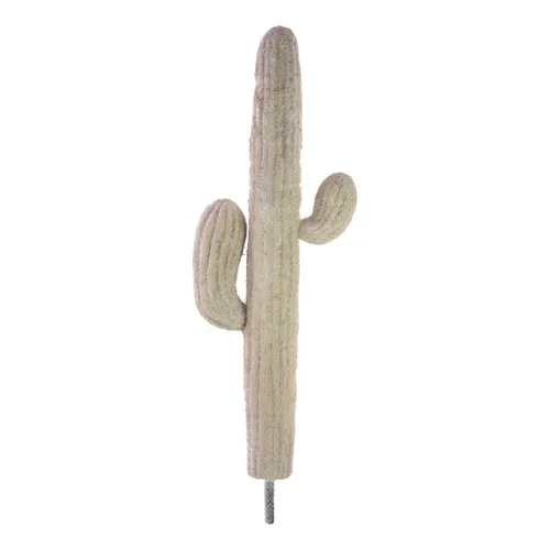 Kunstkaktus Deko Mexikanischer Kaktus 80 cm - Naturweiß - Schöner Saguaro Kaktus aus hochwertigem Kunststoff, ideal für die Innenraumgestaltung. Mit einer Höhe von 80 cm bringt er einen Hauch von Natur in Ihr Zuhause.