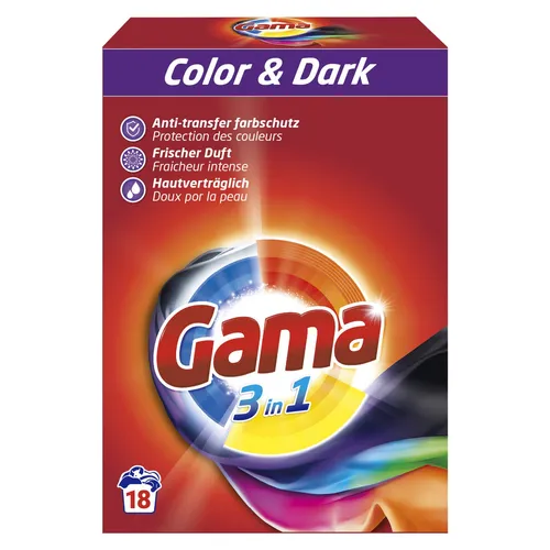 Gama Color & Dark Proszek do Prania 18 prań Bluesun Consumer B 8435495839361