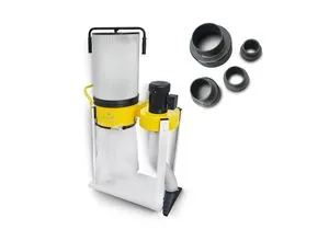 BAMATO Absauganlage AB-1500CF mit Feinstaubfilter - Werkstatteinrichtung mit 100mm Absaugschlauch, ideal für Heimwerker, bietet hohe Absaugleistung und Kompatibilität mit den meisten Maschinen.