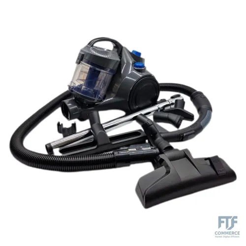 Amazon Basics Kompakter Bodenstaubsauger ohne Beutel mit HEPA-Filter