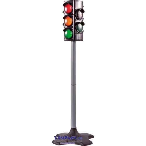 EDUPLAY 120566 Verkehrsampel Lernampel mit Leucht- und Tonsignal, 25 x 25 x 74 c