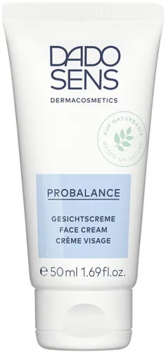 DADO SENS PROBALANCE GESICHTSCREME 50ml - Sanfte Pflege für sensible Haut - Tagespflege für allergiegefährdete Haut, die Rötungen und Juckreiz vorbeugt. Mit Aloe Vera und Süßholzwurzel stärkt sie die natürliche Abwehrkraft und bringt die Haut zurück in ihre Balance.