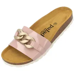 Palado Gozo Pantolette rosa 39 EU - Stylische Pantolette in Rosa (Größe 39) aus hochwertigem Synthetik mit bequemer Veloursleder-Innensohle. Ideal für lässige Sommer-Looks.