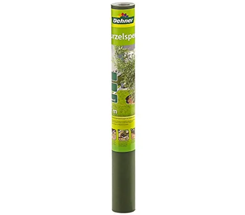 Dehner Wurzelsperre - 3 x 0.7 m, Polypropylen in grau-grün, kontrolliert Wurzelwachstum und schützt vor ungewolltem Wuchs