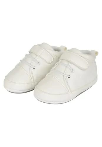 Sterntaler Baby Schuhe - Unisex Sneaker mit rutschfester Sternensohle - Hausschuhe für Jungen, gefüttert mit Frottee und ideal für sicheren Halt dank Klettverschluss