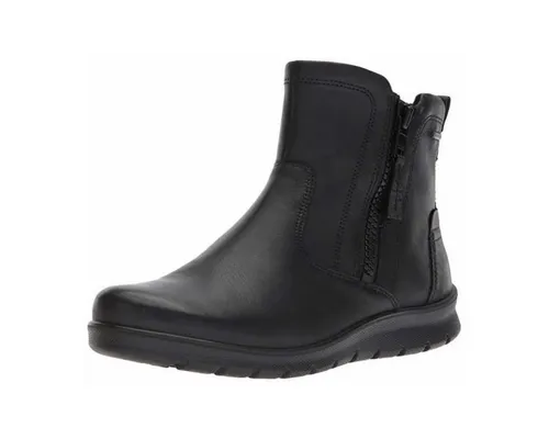 Ecco 21557311001 Stiefel schwarz 39 EU - Wanderschuhe für Damen, gefüttert und ideal für kalte Tage, mit sportlichem Design und praktischem Reißverschluss für einfaches An- und Ausziehen.