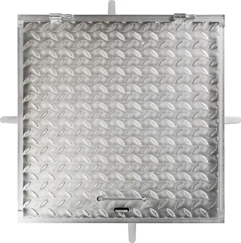Deckel MC50, 500x500 mm, Kanal-, verzinkt, max. 150 kg