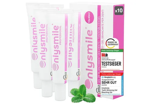OnlySmile Zahnbleaching-Gel - Effektives Aufhellungsgel für Weiße Zähne - Entdecke das OnlySmile Zahnbleaching-Gel für ein strahlendes Lächeln! Hellt deine Zähne in nur 5 Tagen um bis zu 9 Nuancen auf. Ideal für den täglichen Gebrauch und sanft zu Zahnschmelz und Zahnfleisch.