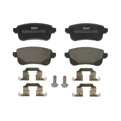 Bremsbelagsatz FERODO FDB4435, Hinten von Ferodo