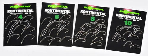 Korda Kontinental Hook Gr.8 Karpfenhaken 10 Stk.