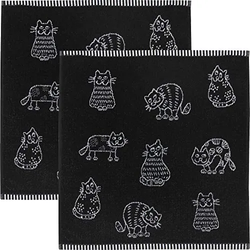 Geschirrtücher Schwarz von Kracht