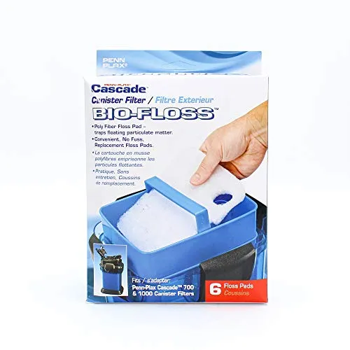 Penn-Plax Cascade 700/1000 GPH Floss Pads, 6er Pack