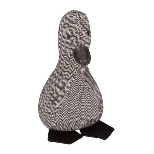 Türstopper Stoff Türhalter Deko Türsack 1,4 kg 27 cm Türstopper Gans braun