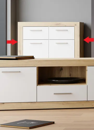 FORTE Kommode BACCIO in braun von Forte