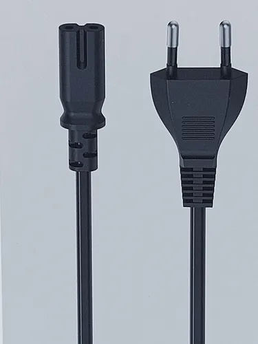 Eurostecker, 2-Pin-Stecker, Doppelnut / C7, Netzkabel, 1,5 m H7