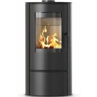 Produktbild ILDNORD Kaminofen LOKI, oval mit runder Sichtscheibe, 5,5 kW