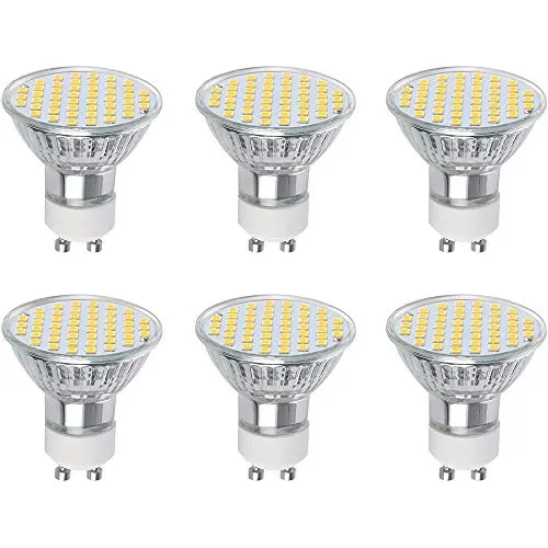 Vicloon 6er-Pack GU10 LED Lampe, 3W Warmweiß